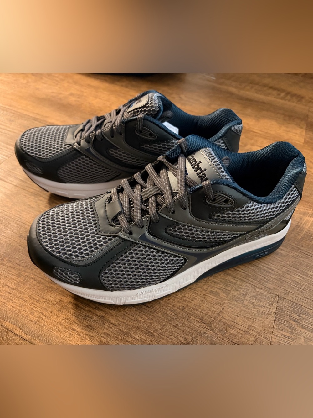 Brand New Men's Gray Active Mesh Running Shoes - Breathable Support